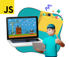 Программирование на JavaScript. Учимся создавать игры! - Школа программирования для детей, компьютерные курсы для школьников, начинающих и подростков - KIBERone г. Фергана
